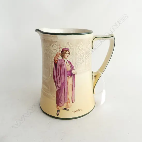 ROYAL DOULTON LG 'PORTIA' JUG H. 175MM  FAULTS