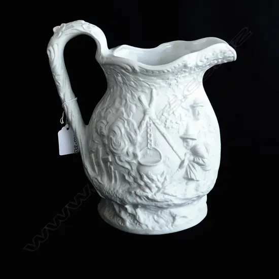 LG PORTMEIRION HERITAGE COLLECTION PORCELAIN JUG, H. 220MM