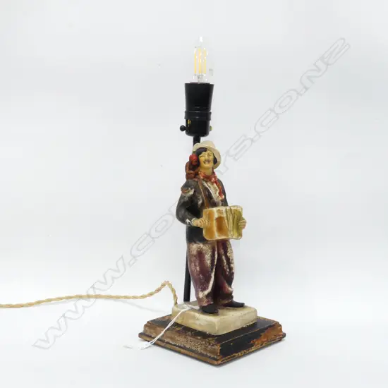 VINTAGE FIGURAL TABLE LAMP H. 420MM