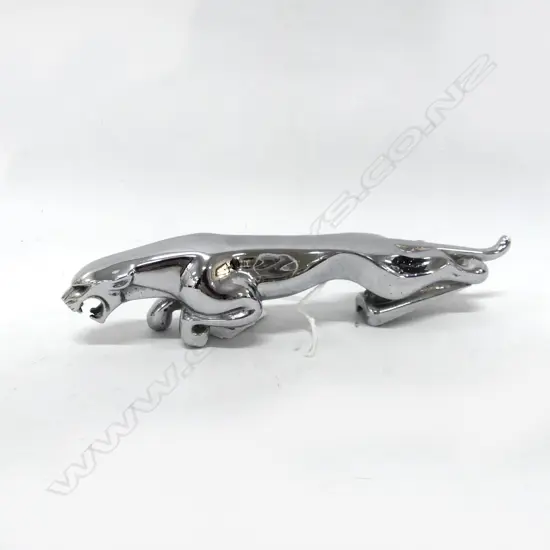 CHROME JAGUAR CAR MASCOT L. 190MM