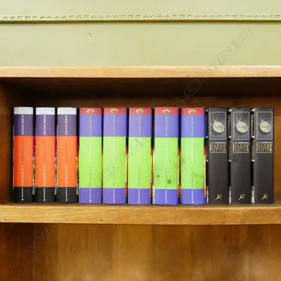 11 1ST ED. J. K. ROWLING HARRY POTTER BOOKS; 5x HALF BLOOD PRINCE (2 AF), 6x DEATHLY HALLOWS