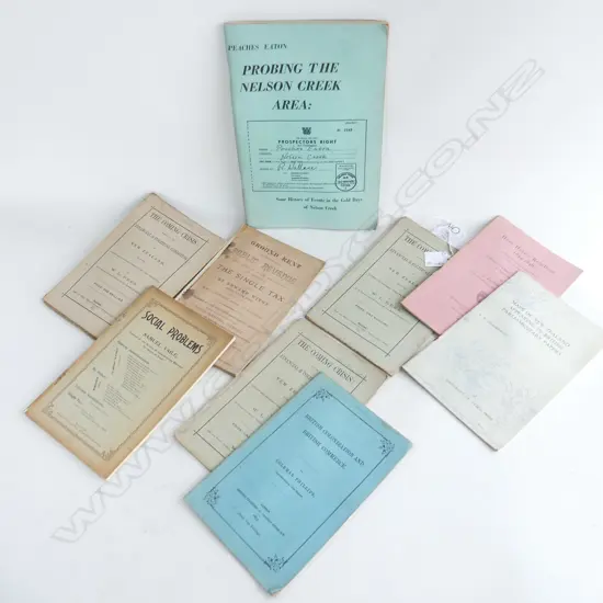 PAMPHLETS 19TH CENTURY POLITICAL