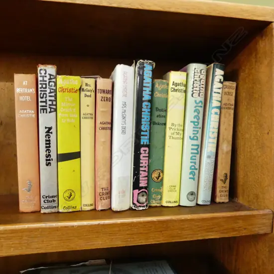 12 ASST. FIRST EDITION AGATHA CHRISTIE NOVELS