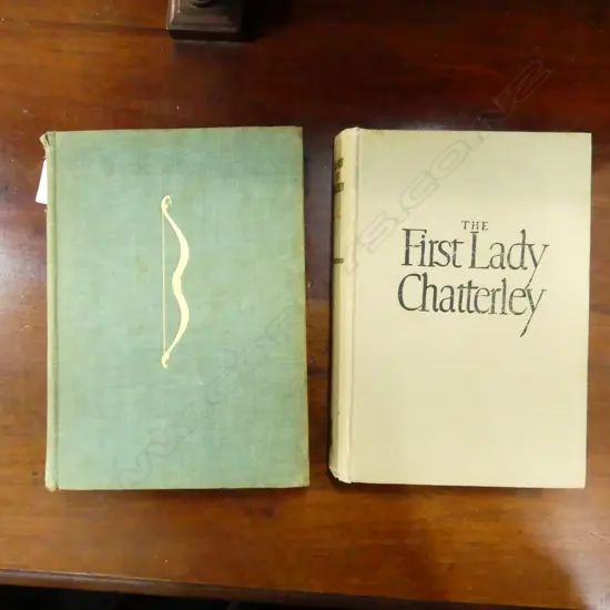 2 VINTAGE NOVELS; D. H. LAWRENCE THE FIRST LADY CHATTERLEY & JAMES JOYCE ULYSSES (BODLEY HEAD LONDON 1937)