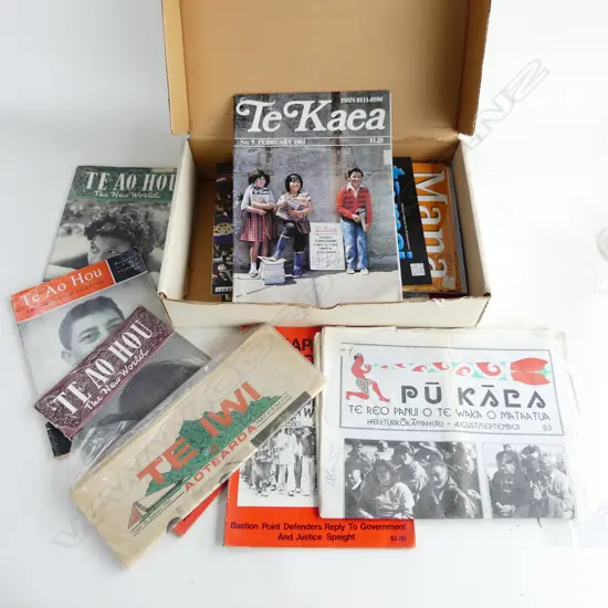 COLLECTION OF OLD MAORI MAGAZINES ETC INCLS TE AO HOU 1960s, Te Maori etc