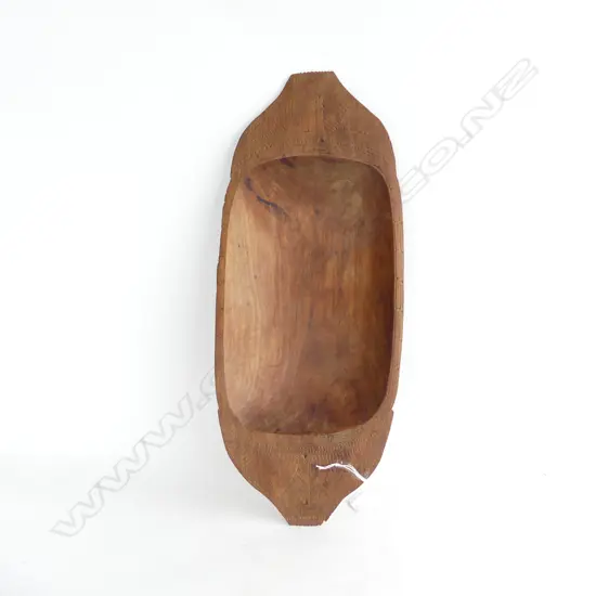 WOODEN PACIFIC ISLAND BOWL L. 520MM