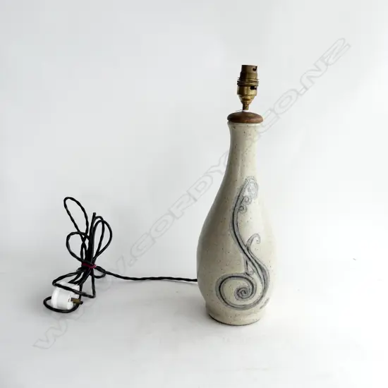 LG POTTERY TABLE LAMP BASE H. 405MM