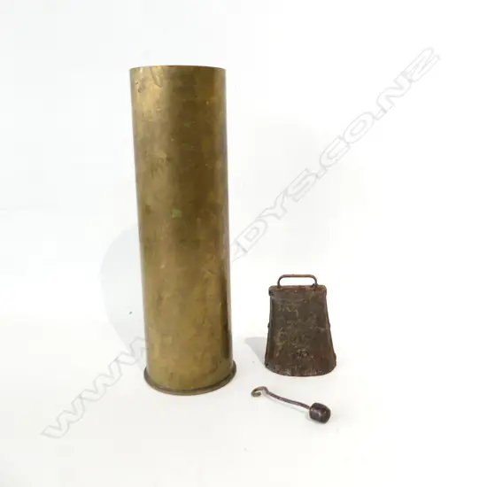 LG BRASS CYLINDER H. 370MM - OLD COW BELL