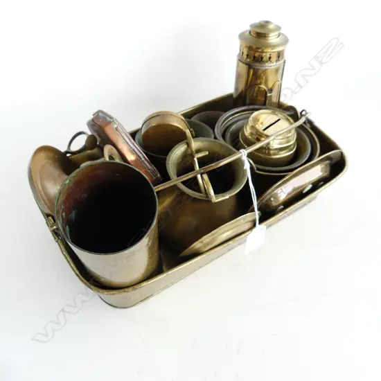 ASST. VINTAGE BRASS IN CARRY TRAY 360x210mm