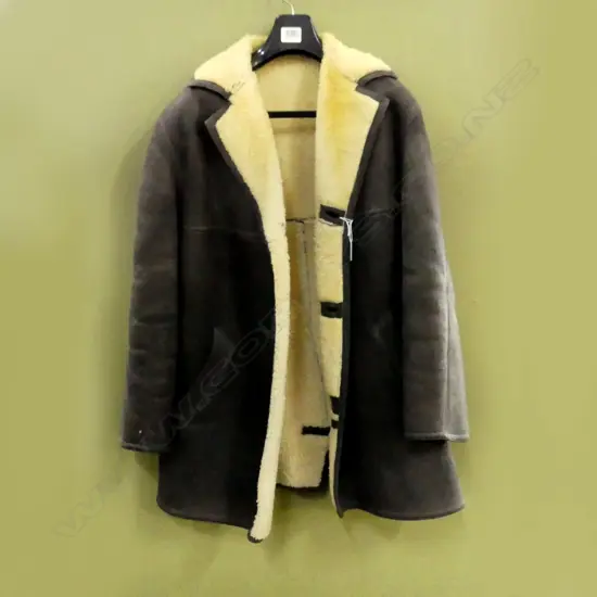 AIRFORCE TYPE LEATHER FLEECE LINED JACKET