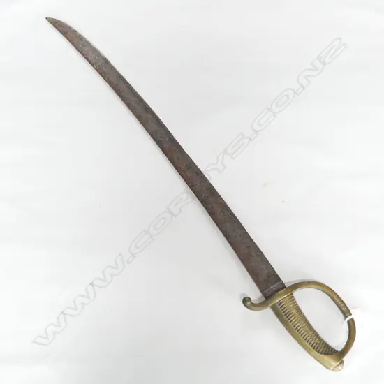 IMPERIAL GERMAN model 1817/1869 ? BRASS HANDLED CUTLASS L740MM