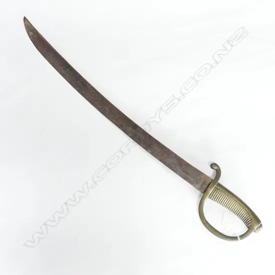 IMPERIAL GERMAN model 1817/1869 ? BRASS HANDLED CUTLASS L.740MM