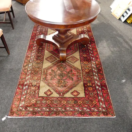 HAND KNOTTED WOOL PILE PERSIAN RUG 2200x1180mm