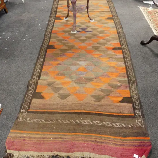 SEMI ANTIQUE KELIM RUG 3600 x 1250mm