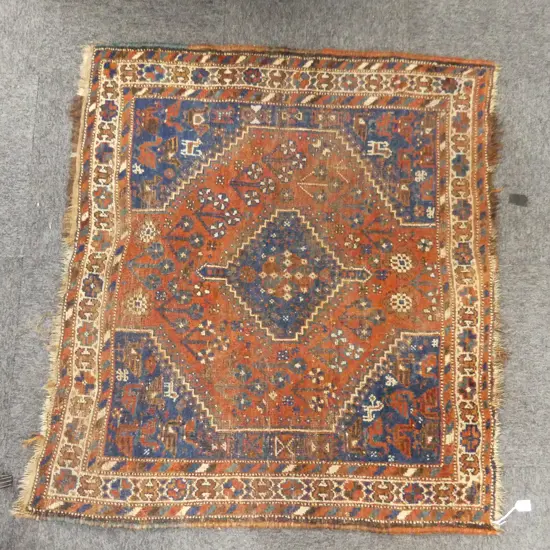 ANTIQUE AFGHAN RUG 1100 X 1250MM