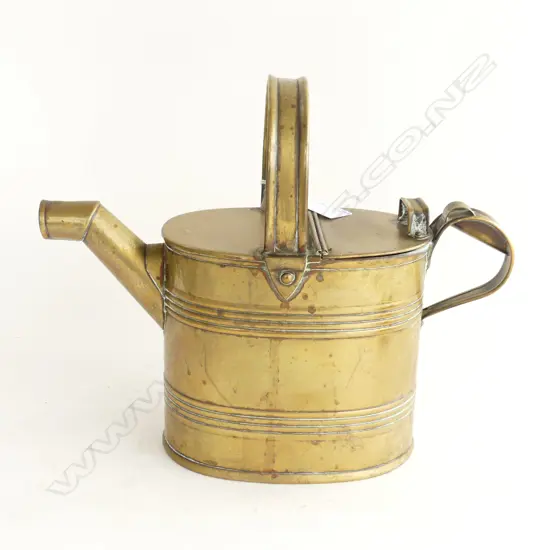 VINTAGE BRASS WATERING CAN H.260mm