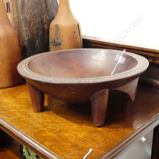 WOODEN KAVA BOWL 330mm dia