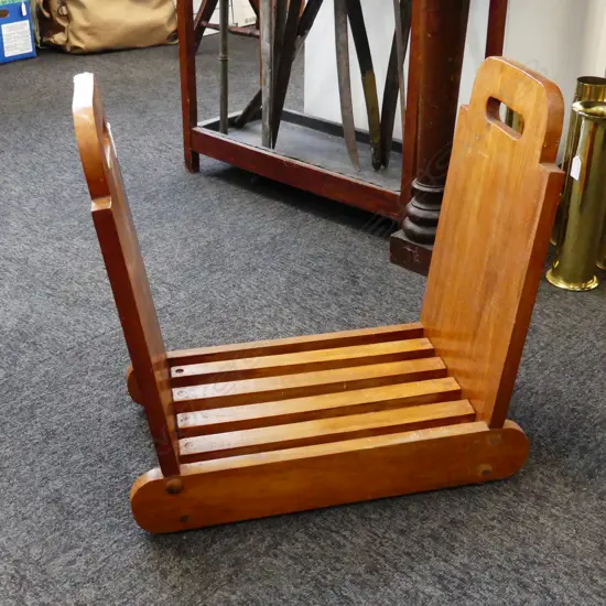 DECO STYLE WOODEN BOOK STAND FOR LARGE BOOKS L. 480 H. 480MM