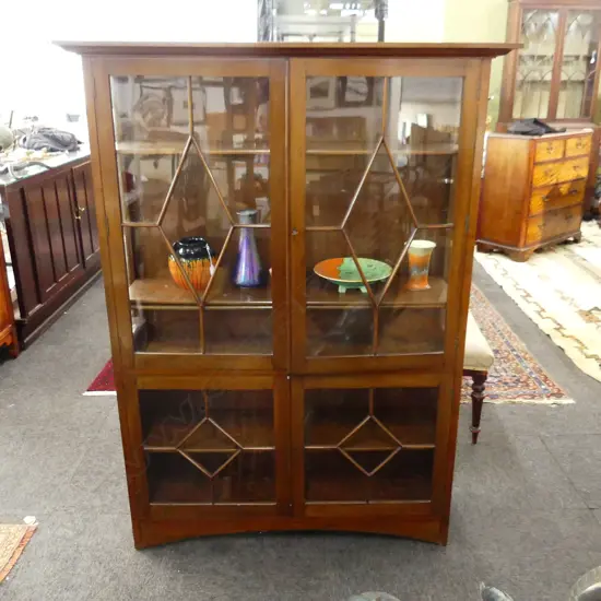 GLAZED DISPLAY CABINET 1190x370x1610mm