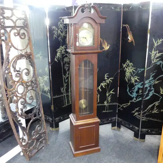 'TEMPUS FUGIT' LONG CASE CLOCK H.1800mm