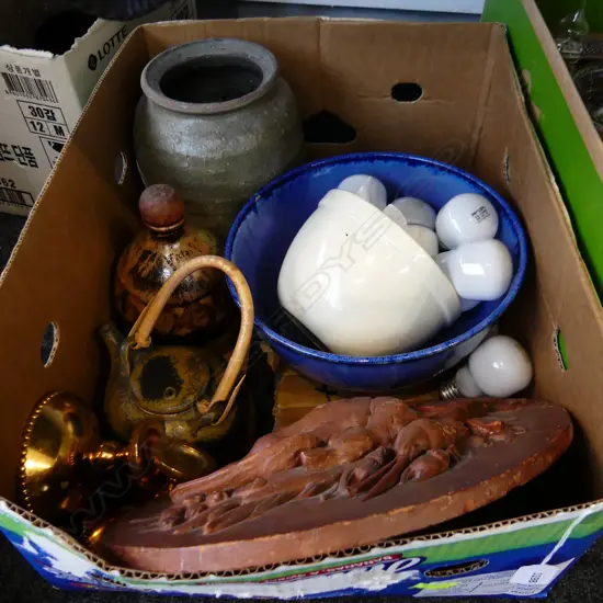 BOX ASST POTTERY ETC...