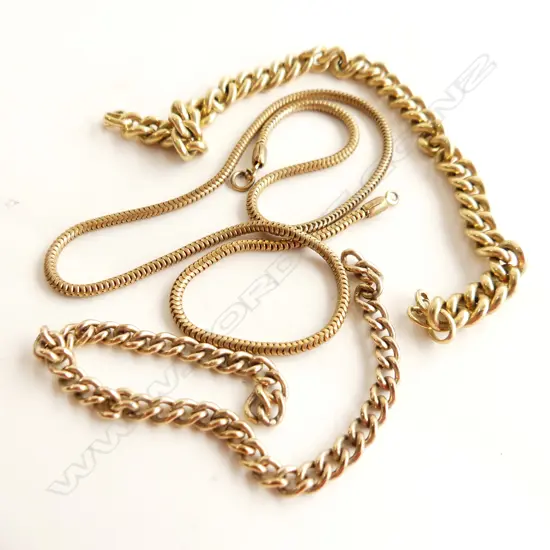 3 ASST ROLLED GOLD CHAIN ODDS 37.1GMS
