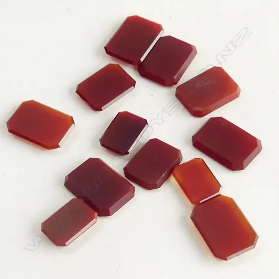BAG FLAT DISC CARNELIAN