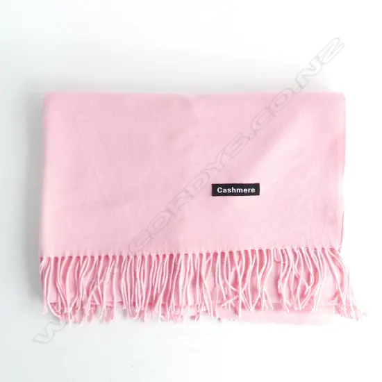 VINTAGE 100% CASHMERE SHAWL, SOME LIGHT FADING