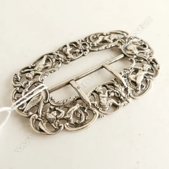 VICTORIAN SILVER BUCKLE BIRMINGHAM 1893 41gm