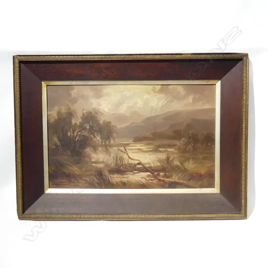 W. A. BOLLARD COLONIAL OIL ON BOARD 370x595mm