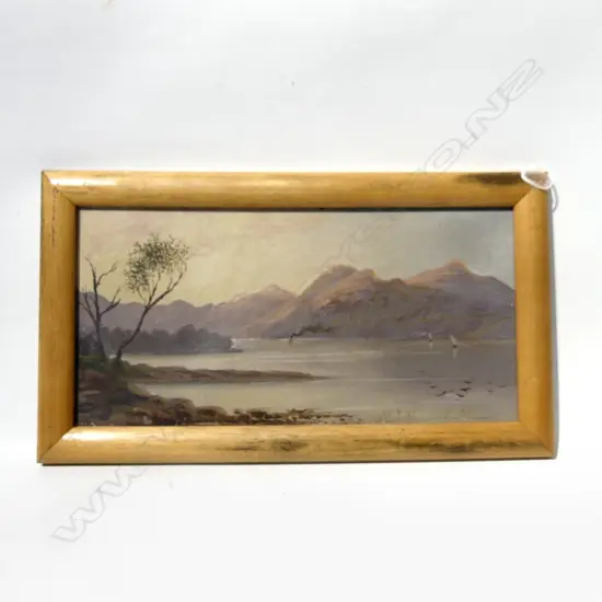 COLONIAL OIL ON BOARD 170x340mm