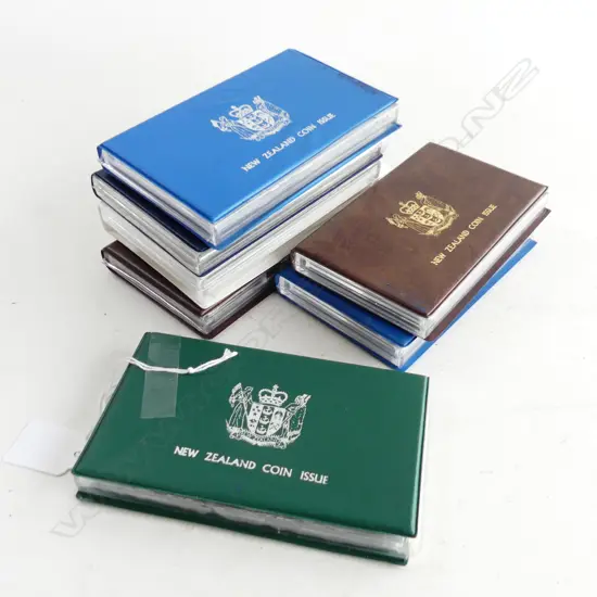 8 NZ PROOF COIN ISSUE SETS