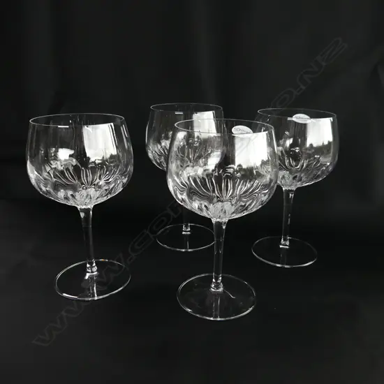 SET OF 4 ITALIAN GIN/TONIC GLASSES BOXED