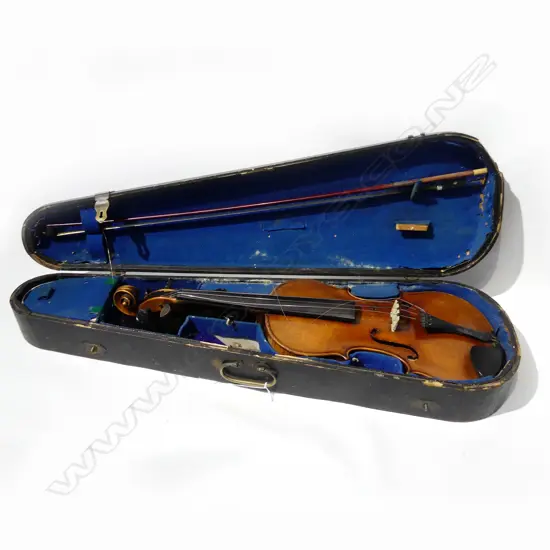 VINTAGE VIOLIN 590MM IN CASE (CASE HAS BEEN TREATED FOR BORER) L. 