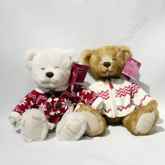 2 HARRODS XMAS BEARS 2011, 2012
