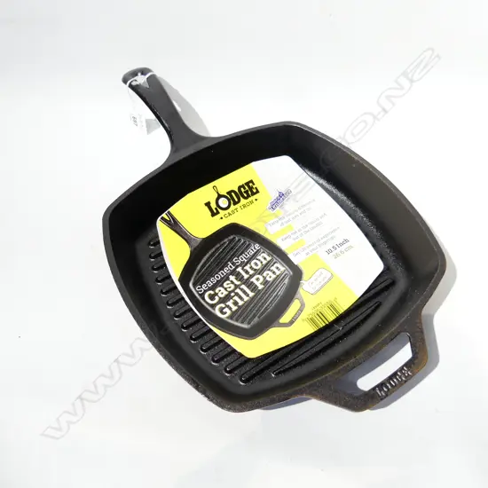LODGE CAST IRON GRILL PAN L.440mm