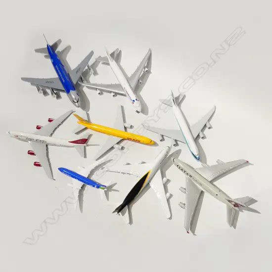 8 AIRLINE MODEL AEROPLANE COLLECTION