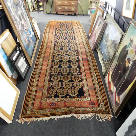 HAND KNOTTED RUNNER L.3700 X 1140mm