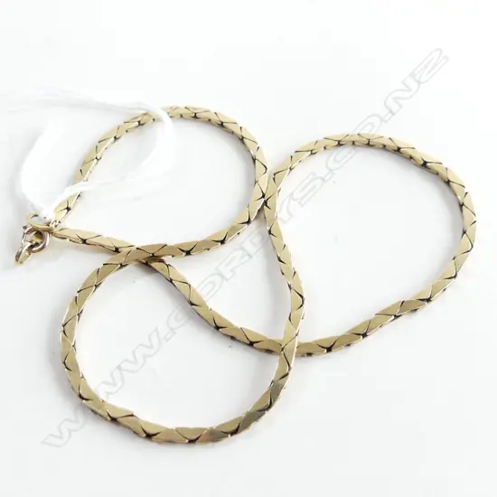 9CT GOLD QUALITY GERMAN CHAIN 13.9 GRAMS