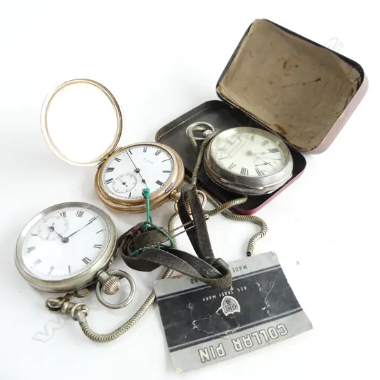 3 VINTAGE POCKET WATCHES 