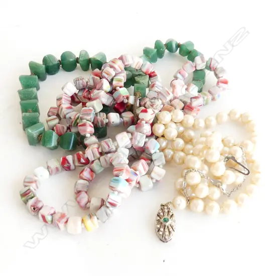 3 ASST BEAD NECKLACES