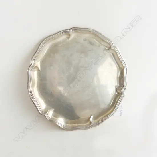 A German silver salver,
