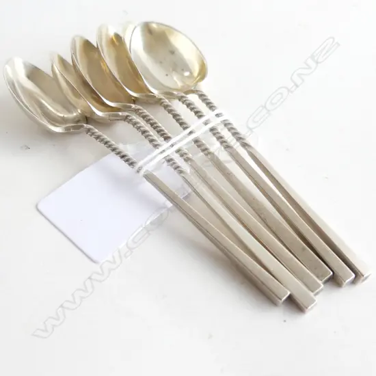 SET 6 STG SILVER COFFEE SPOONS 43gms