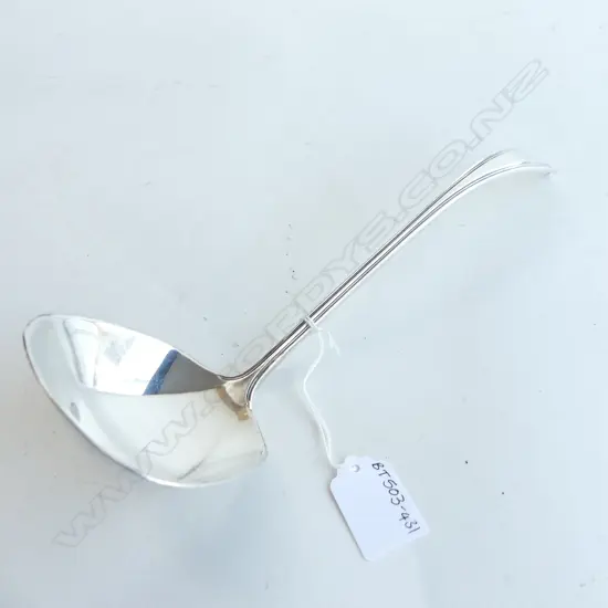 STERLING SILVER SOUP LADLE BY INTERNATIONAL SILVER USA L. 280MM 