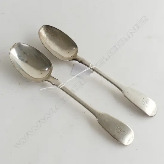 PR STG SILVER TABLE SPOONS LONDON 1831 158 GRAMS