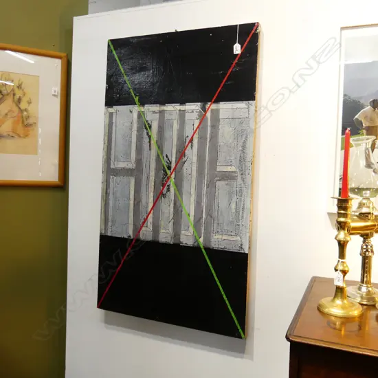 ARTIST UNKNOWN ACRYLIC ON BOARD 1140 X 650 MM