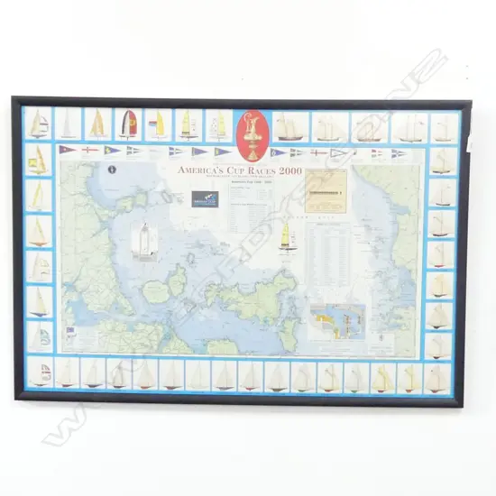 LG PRINT; AMERICAS CUP RACES 2000 590x895mm