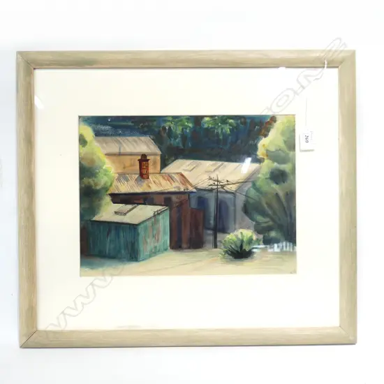 EILEEN TUCKER 'IN STANLEY STREET' W/C 255x350mm