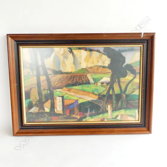 PRINT DORIS LUSK  LANDSCAPE NELSON H480MM 670MM