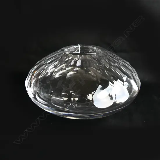 ROYAL DOULTON CRYSTAL VASE 250mm dia